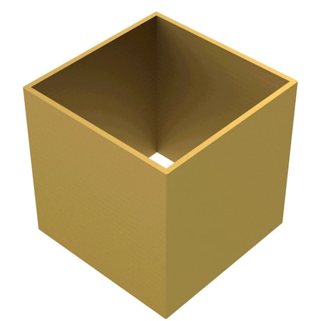 Designs Of Distinction 4" Satin Brass Metal Sleeve 01SLV4SB1